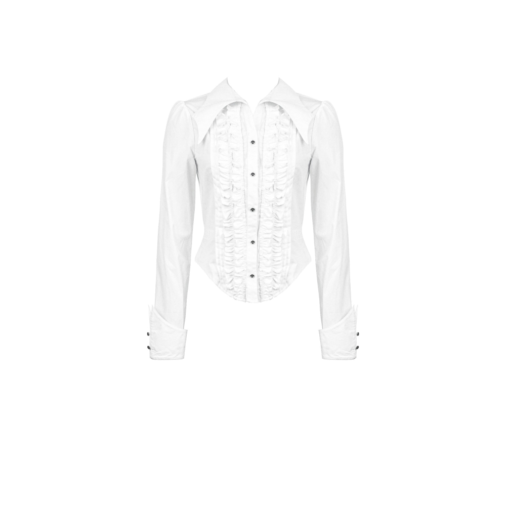 Dark in Love - Gothic Demon Blouse - Wit